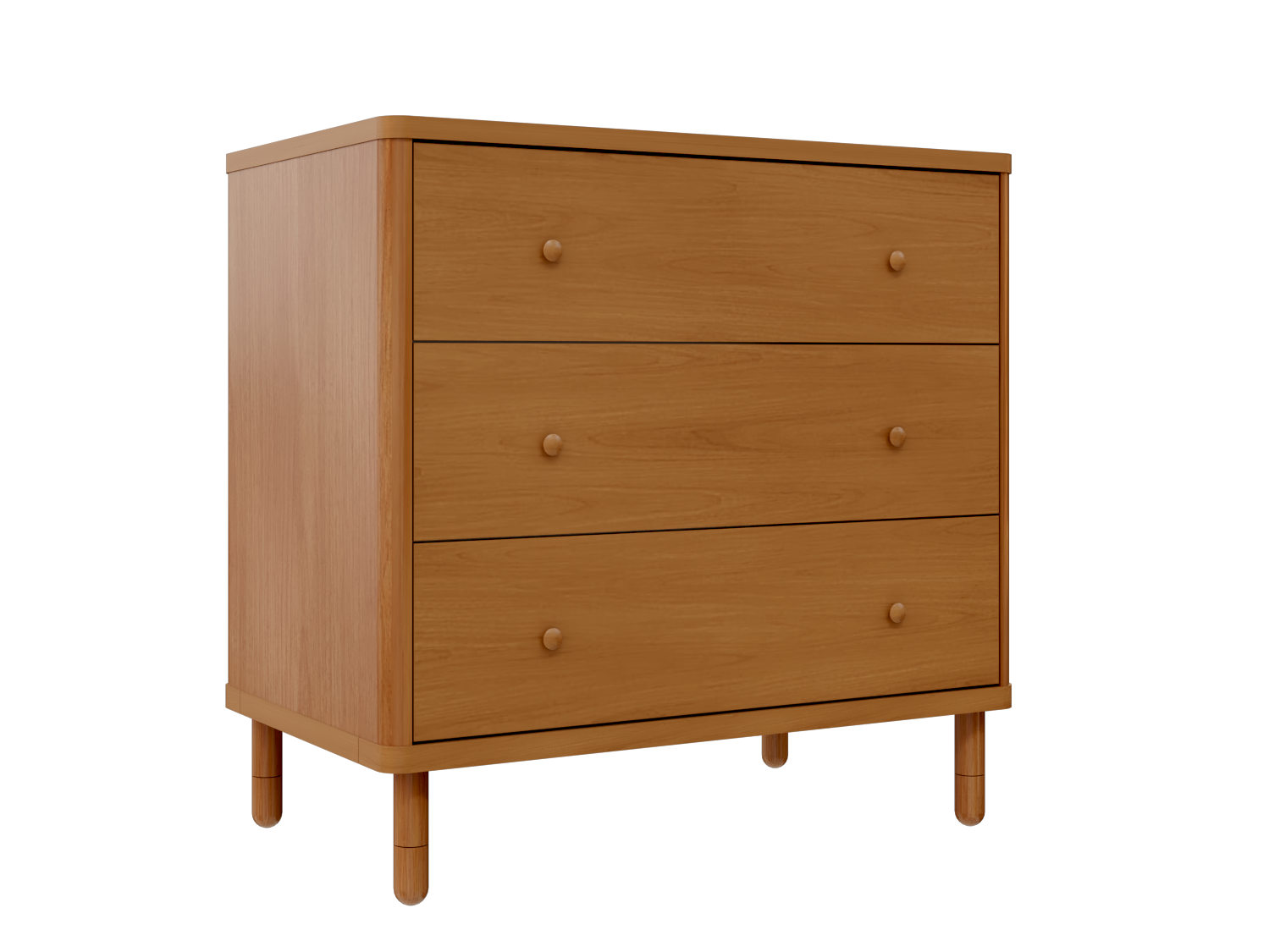 Cômoda Joy Madeira - 3 gavetas