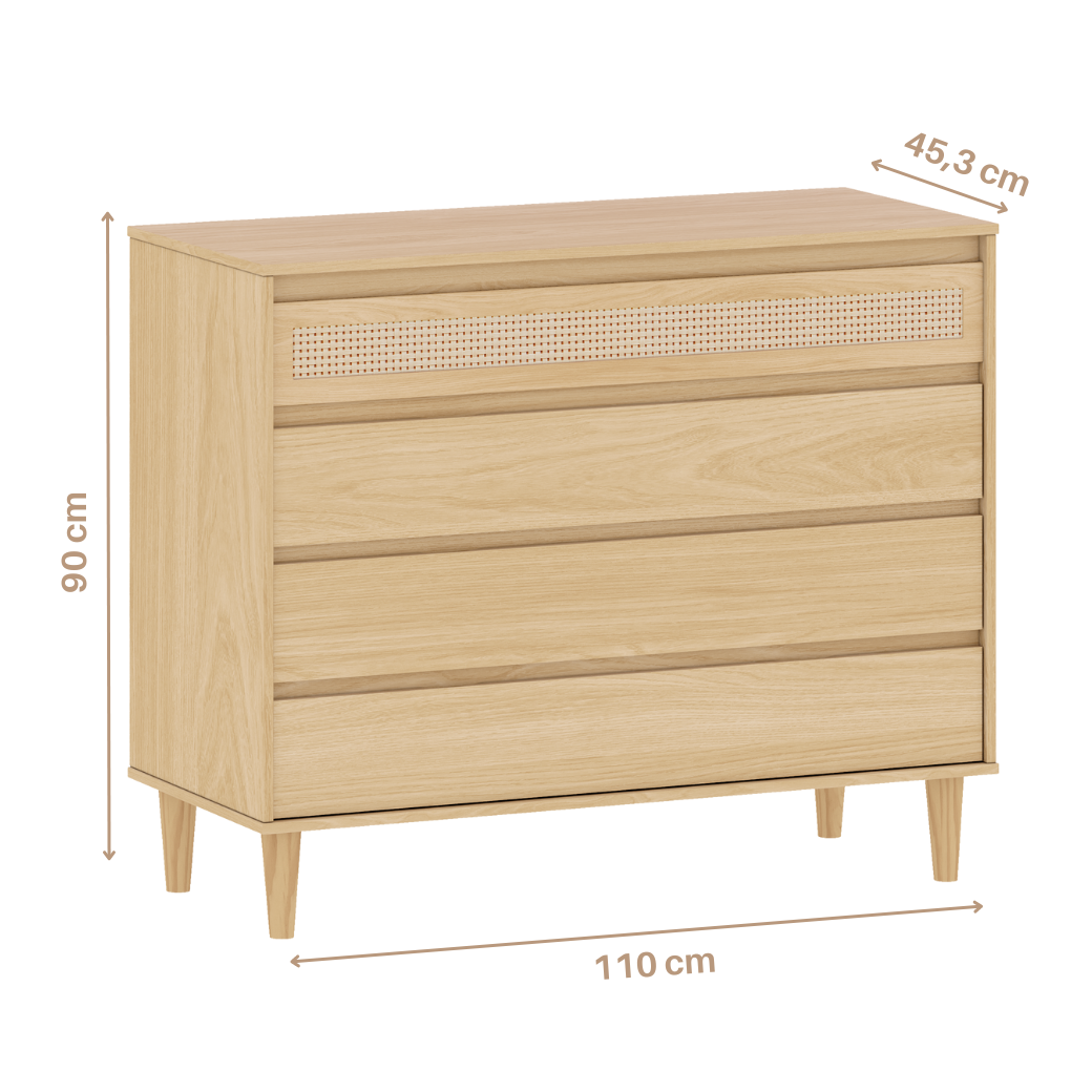 Cômoda 4 Gavetas Paglia